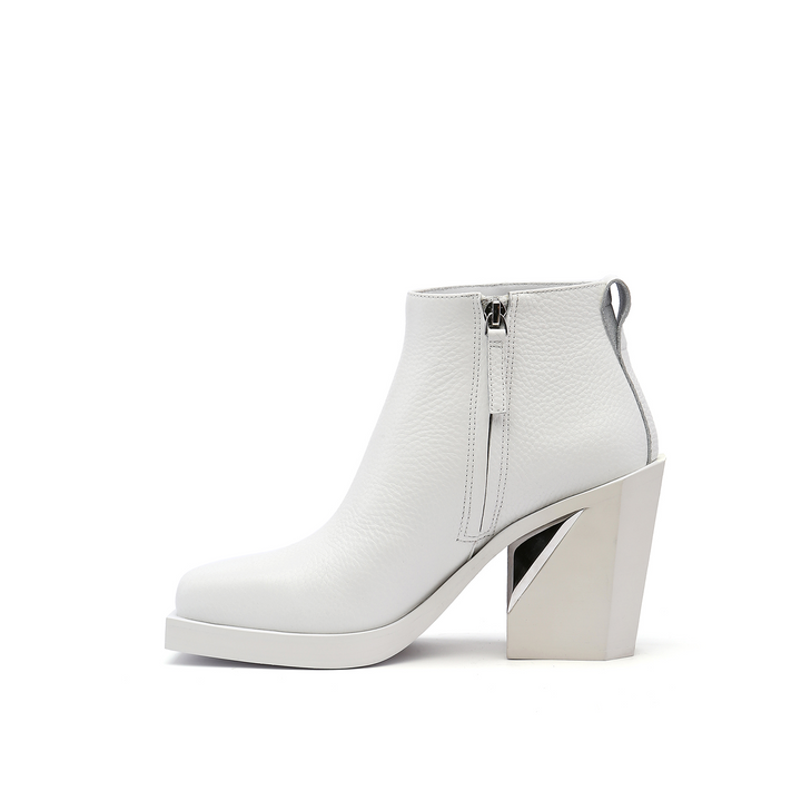 srxun ankle boot womens white in view