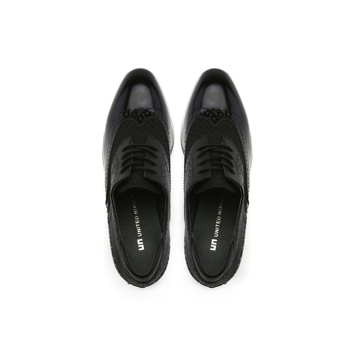 brogue black II top view