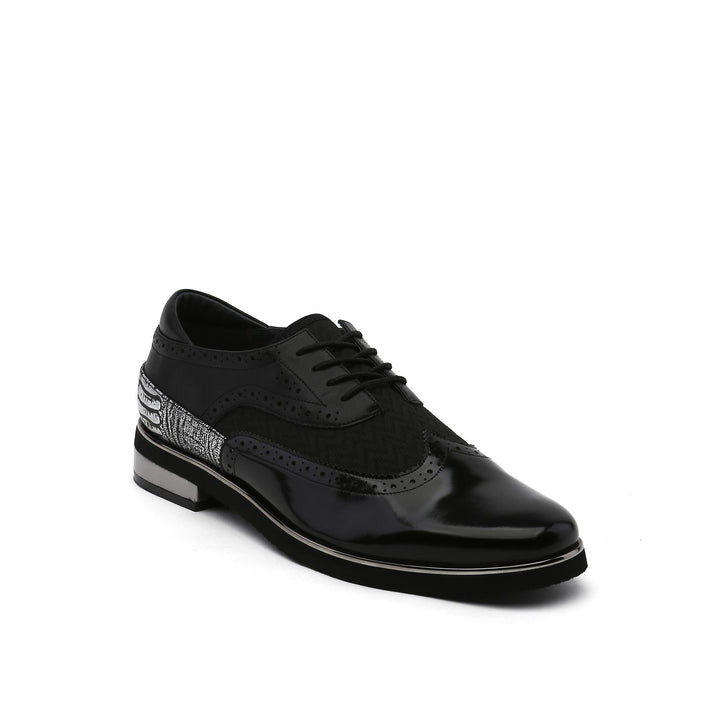 brogue mens black angle out