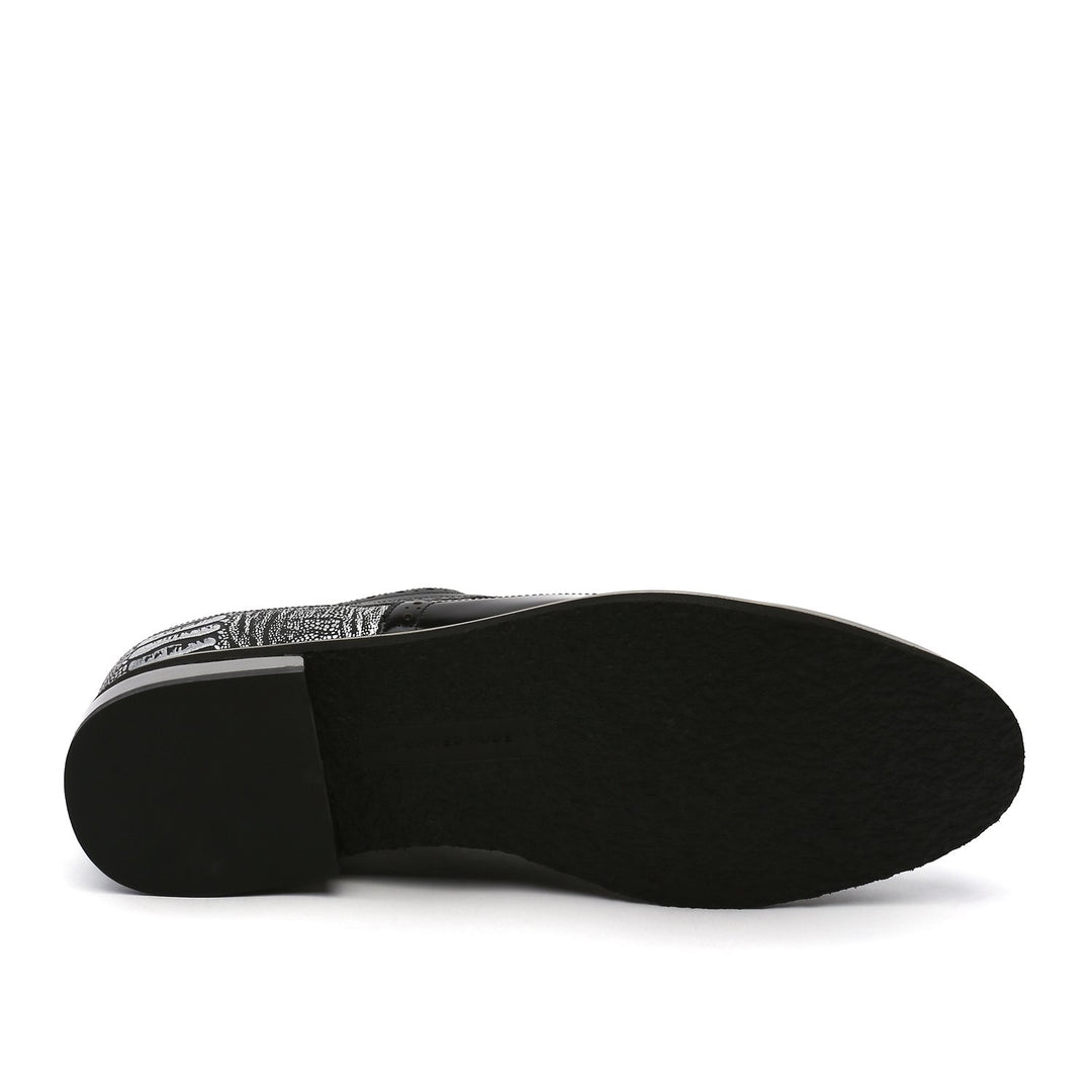 brogue mens black bottom