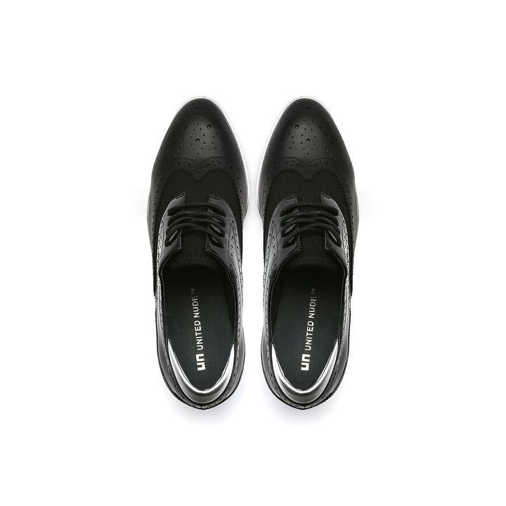 brogue black + marble top view