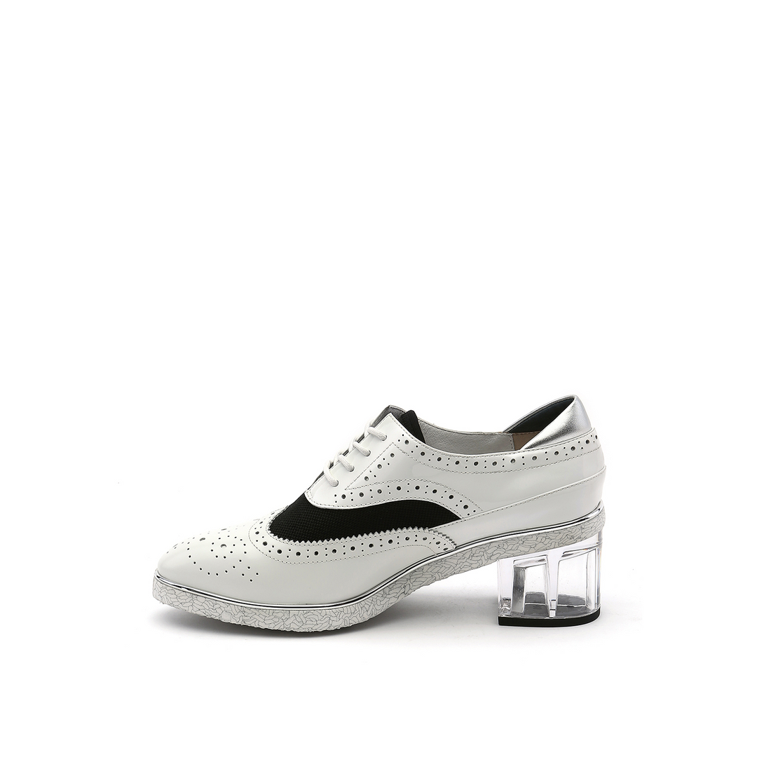 brogue white + marble in view