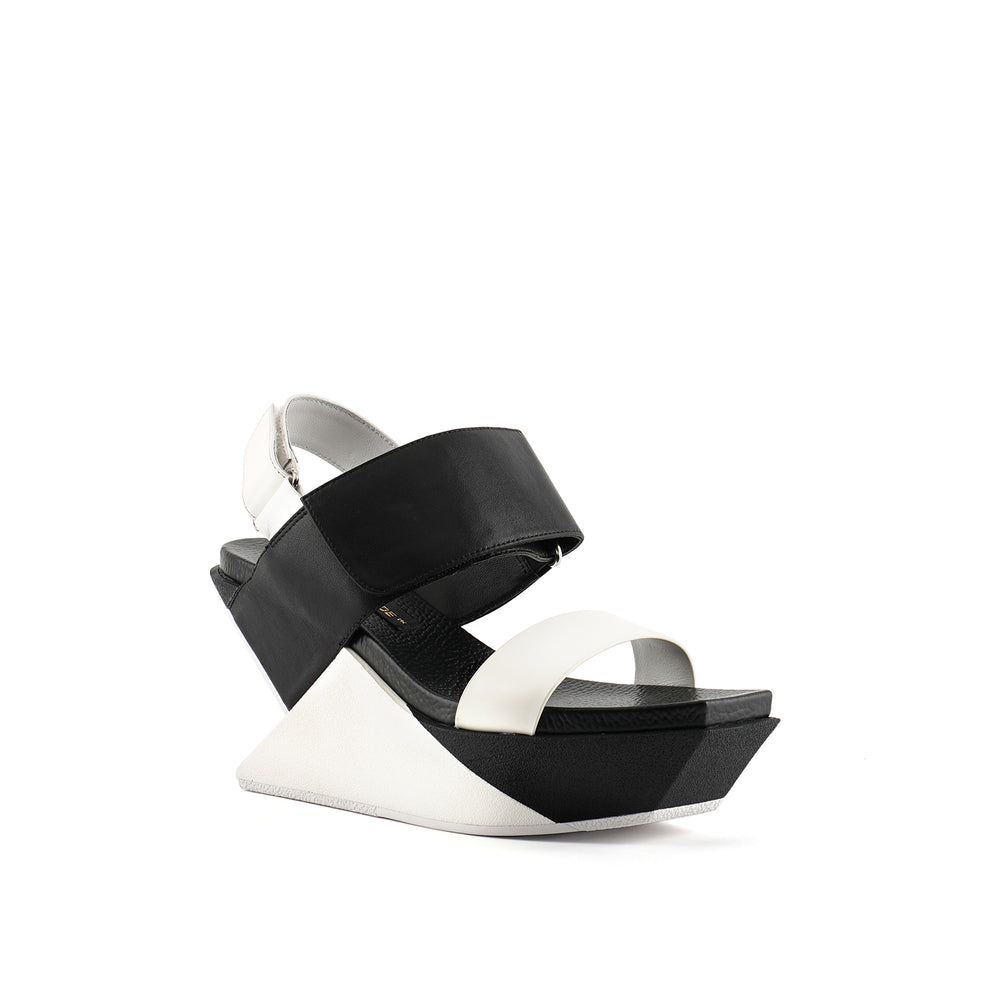 delta wedge sandal mono angle out view