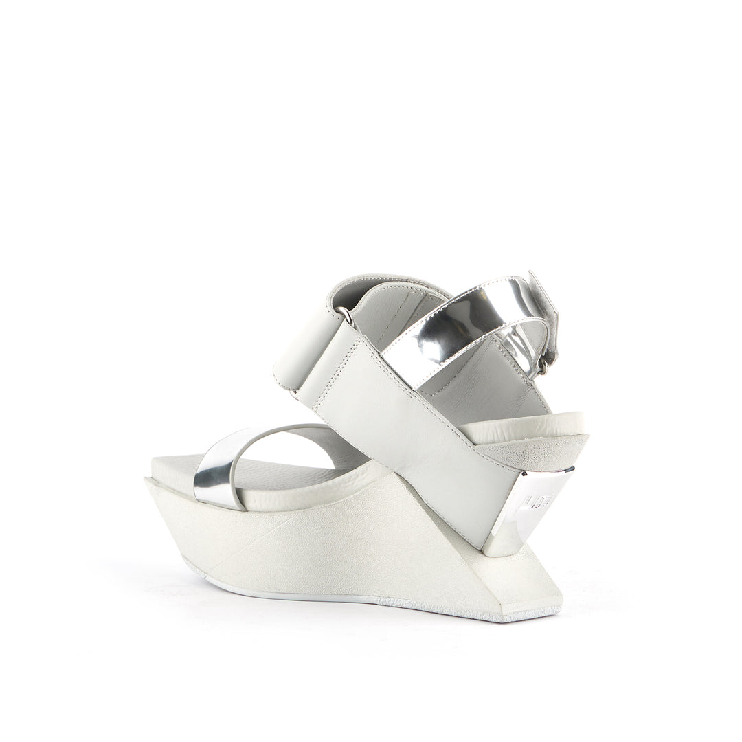 delta wedge sandal mylar angle in view