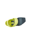 delta wedge sandal cyber lime top view