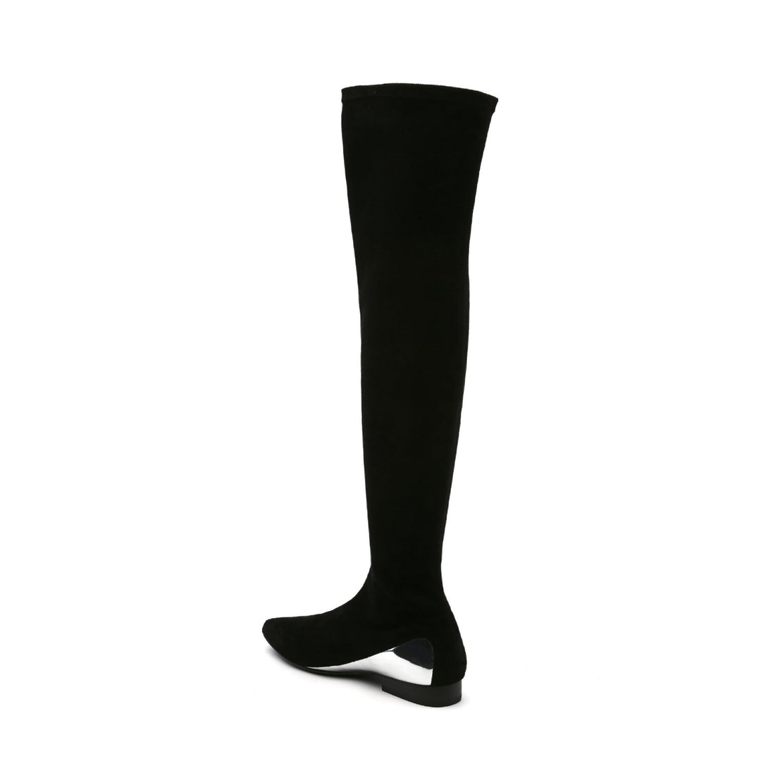 flow thigh boot lo black angle in