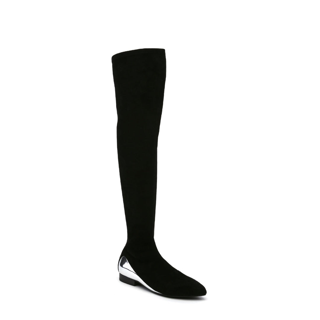 flow thigh boot lo black angle out