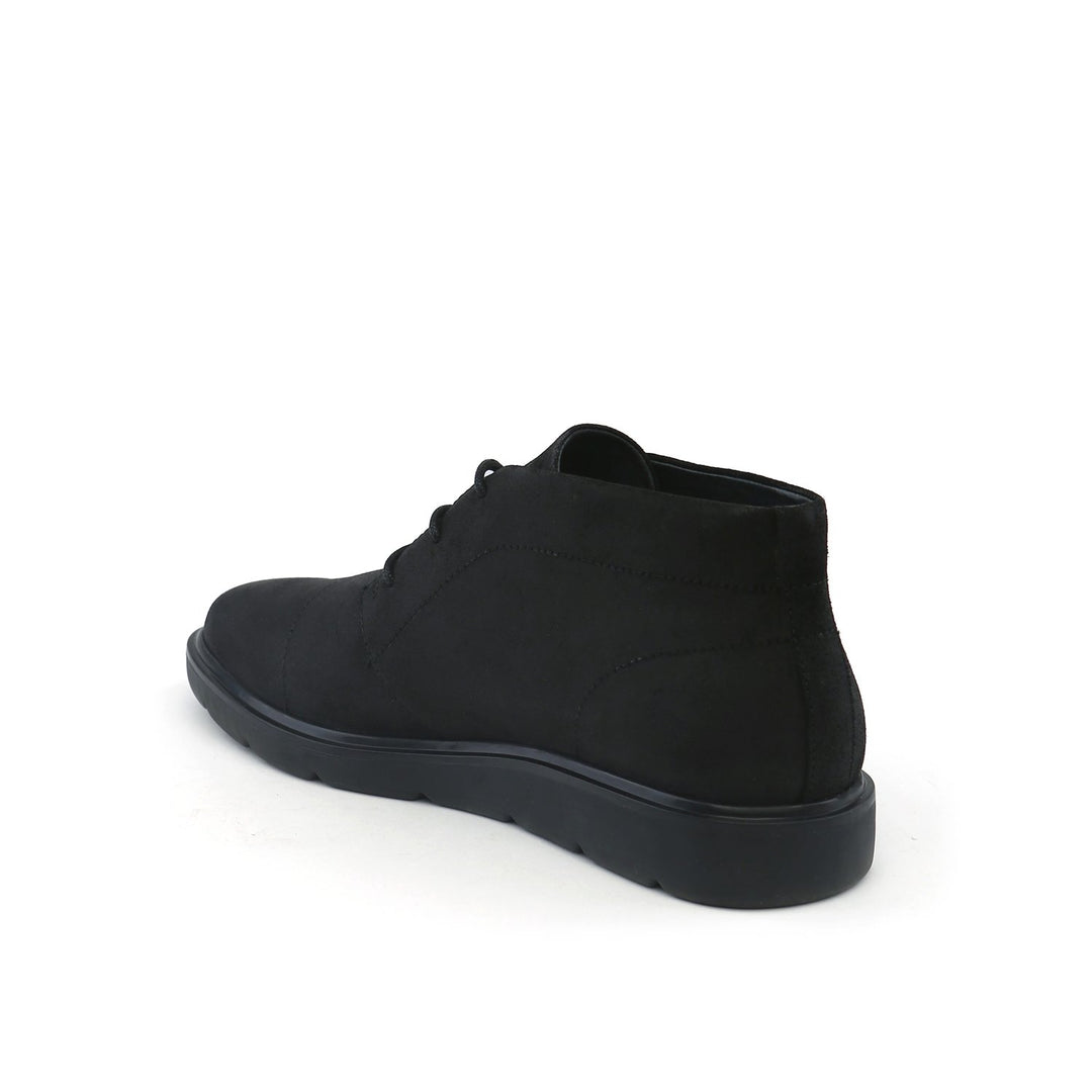 flx desert mens black + black angle in view