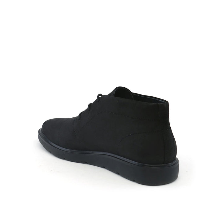 flx desert mens black + black angle in view