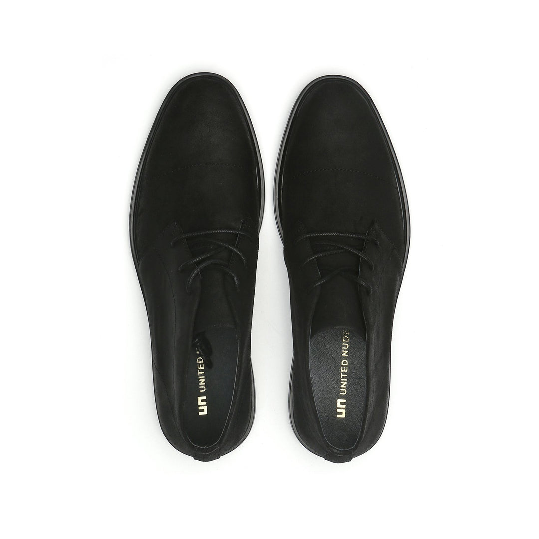 flx desert mens black + black top view