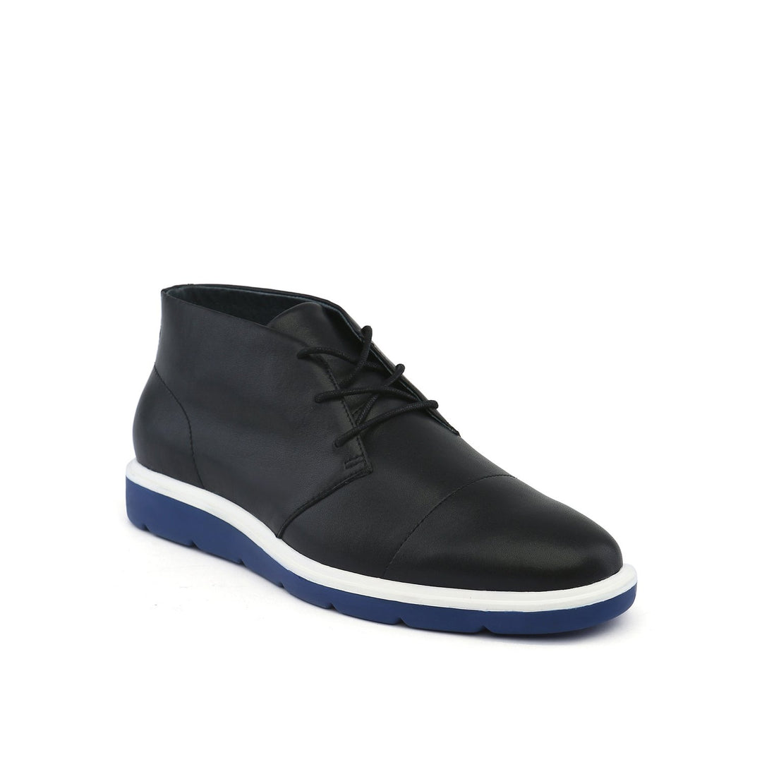 flx desert mens black + blue angle out view