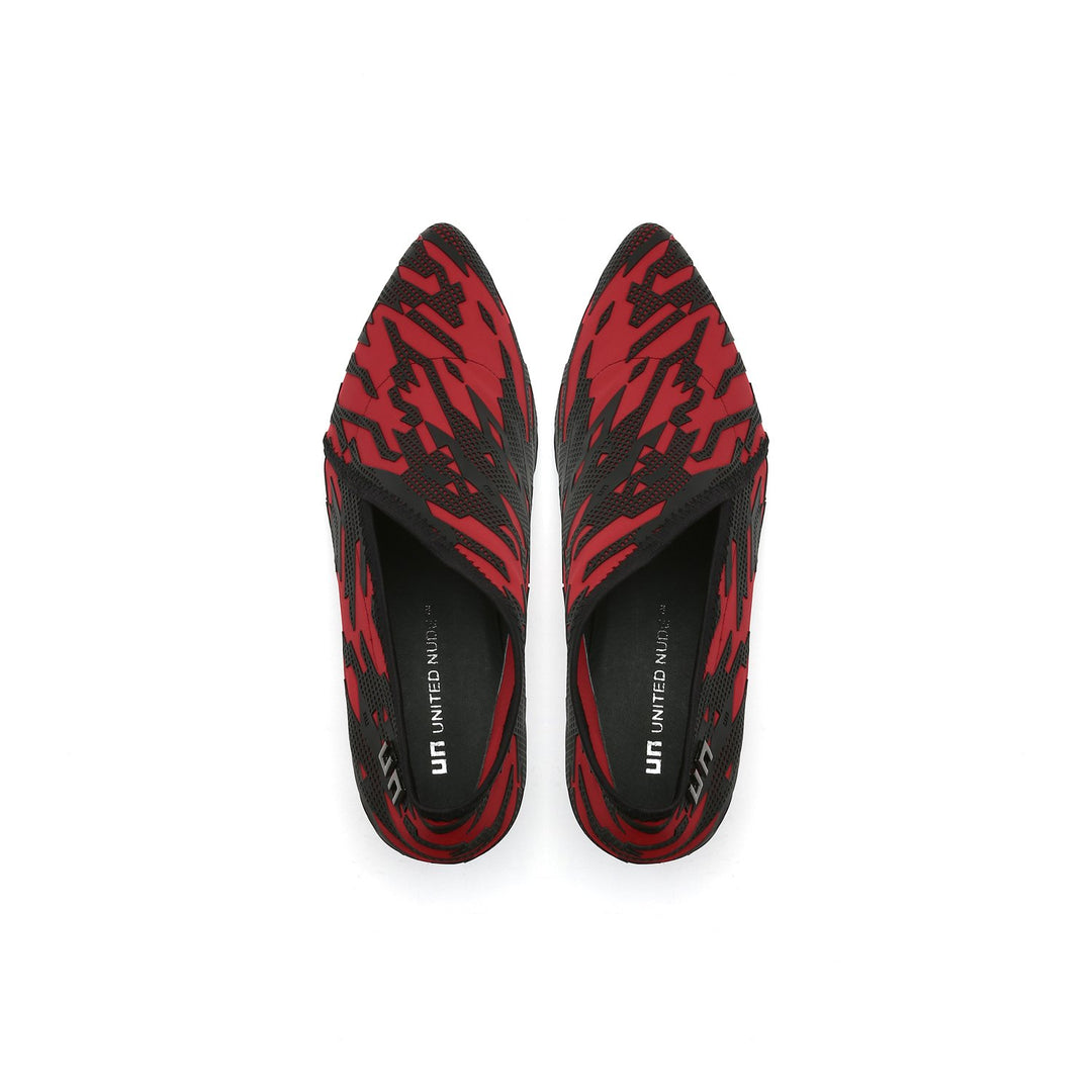 fold lite mid red geo top