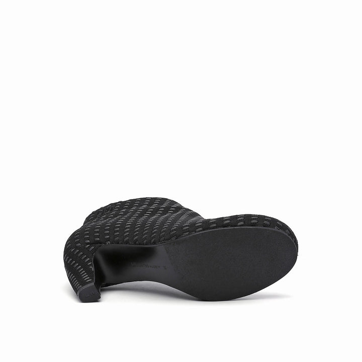 fold mid charcoal interknit bottom view