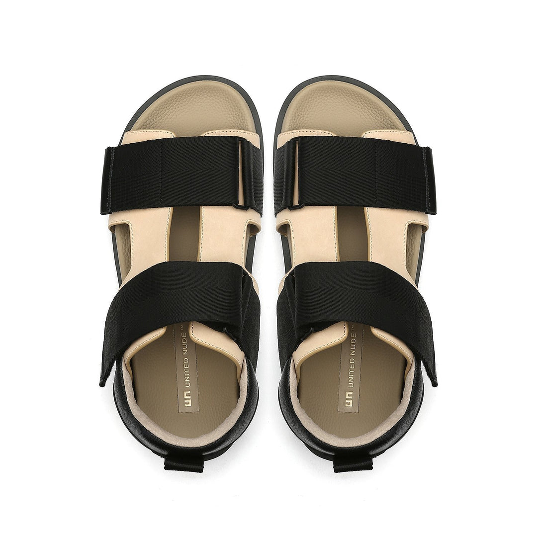 geo sandal mens future top view