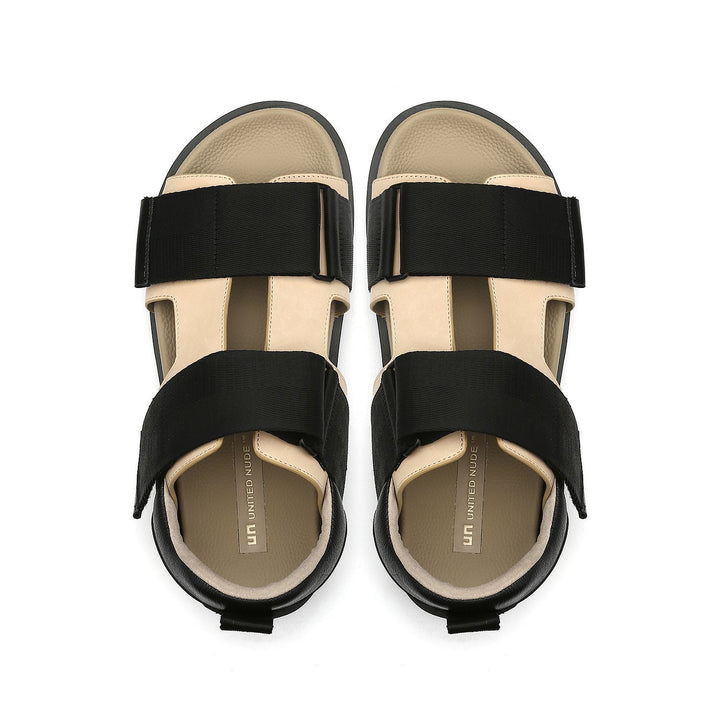 geo sandal mens future top view