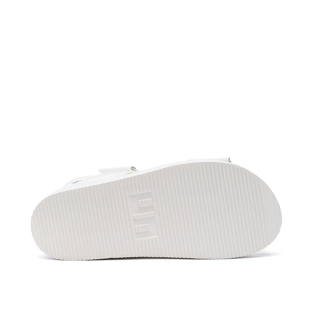 geo sandal mens white bottom view