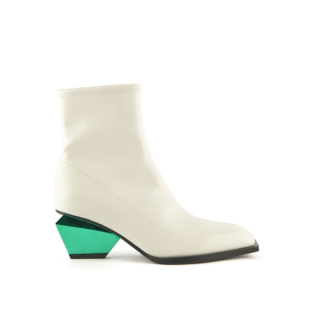 jacky bootie white green 1 outside view aw23