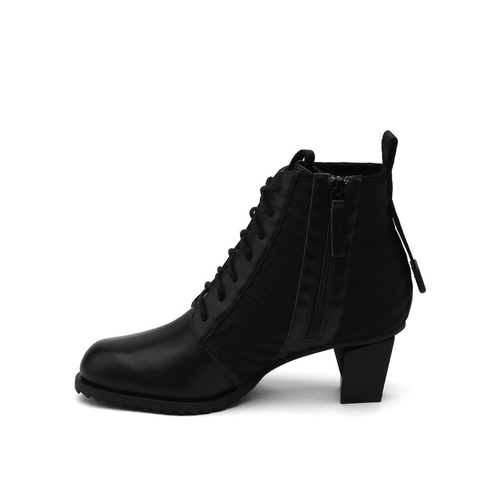 lev lace bootie black in view