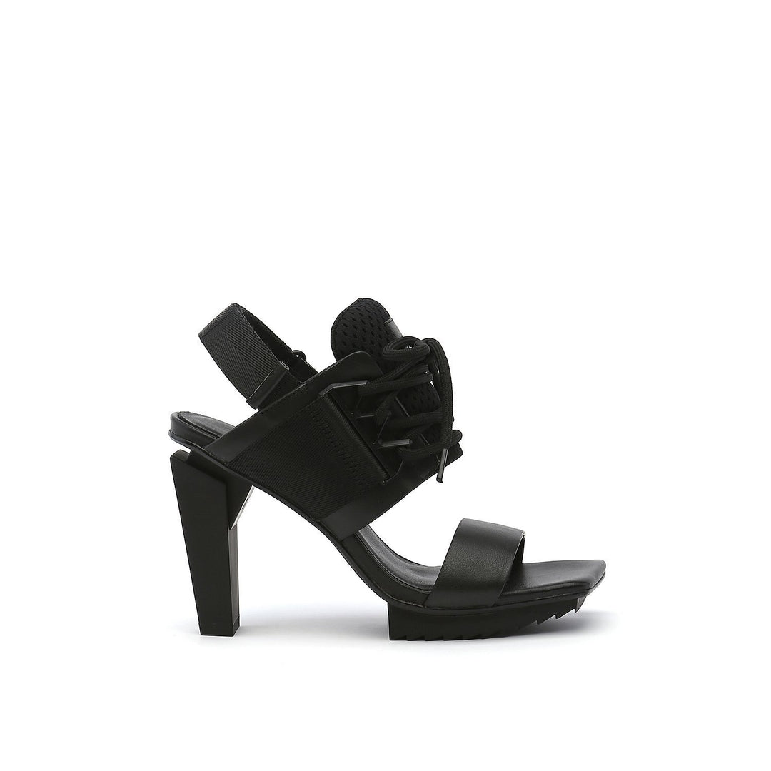 lev sport sandal hi black out view