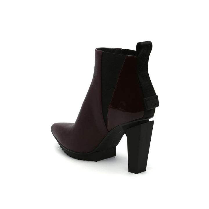 lev tek bootie hi bordeaux angle in view