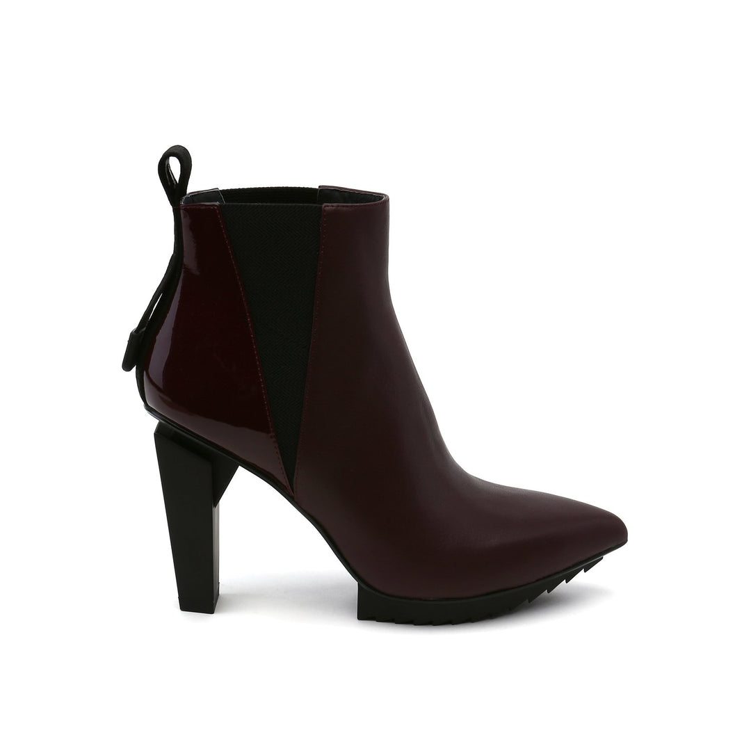 lev tek bootie hi bordeaux out view