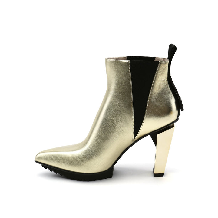 lev tek bootie hi gold in
