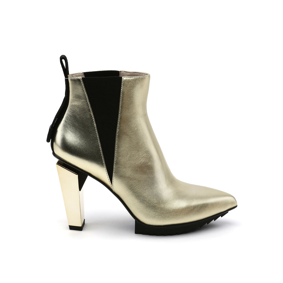 lev tek bootie hi gold out
