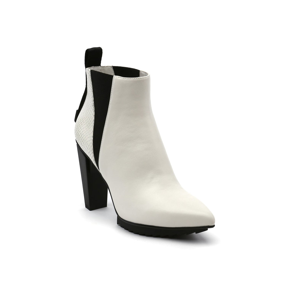 lev tek bootie hi white angle out view