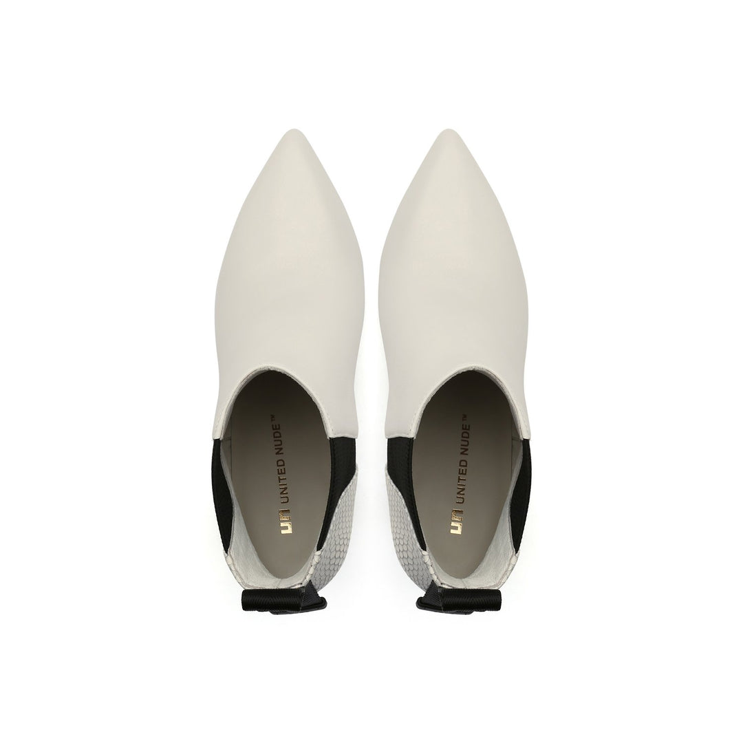 lev tek bootie hi white top view