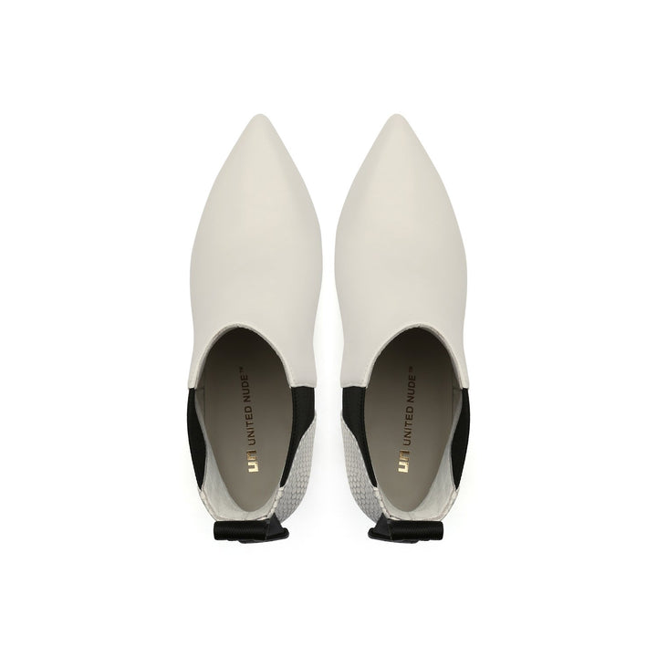 lev tek bootie hi white top view