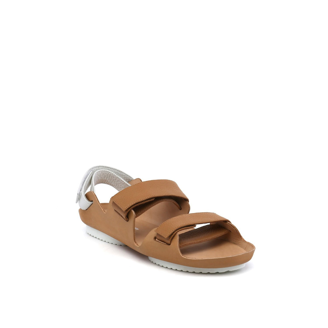 lilt sandal beige + white angle out view