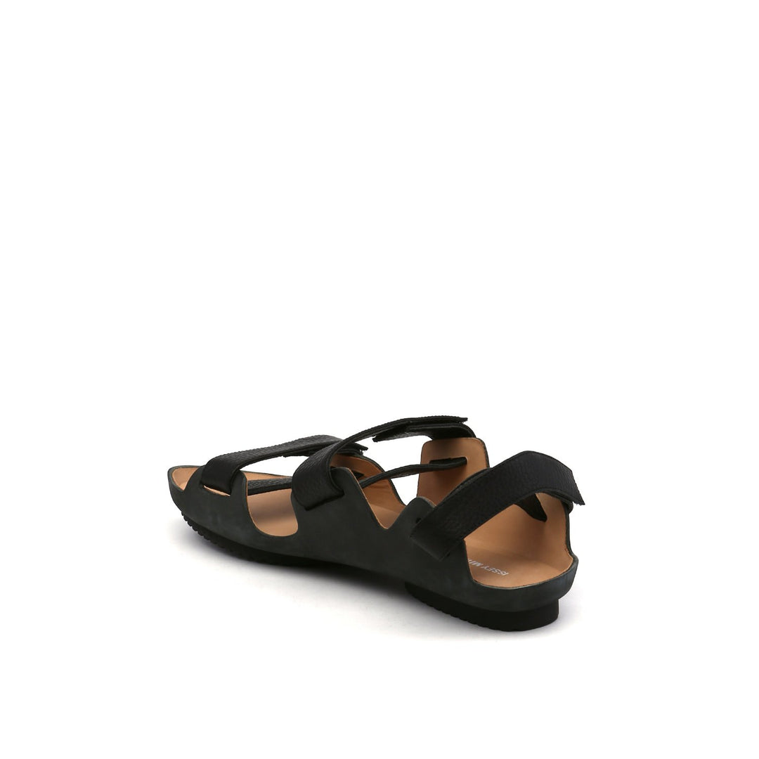 lilt sandal black angle in view