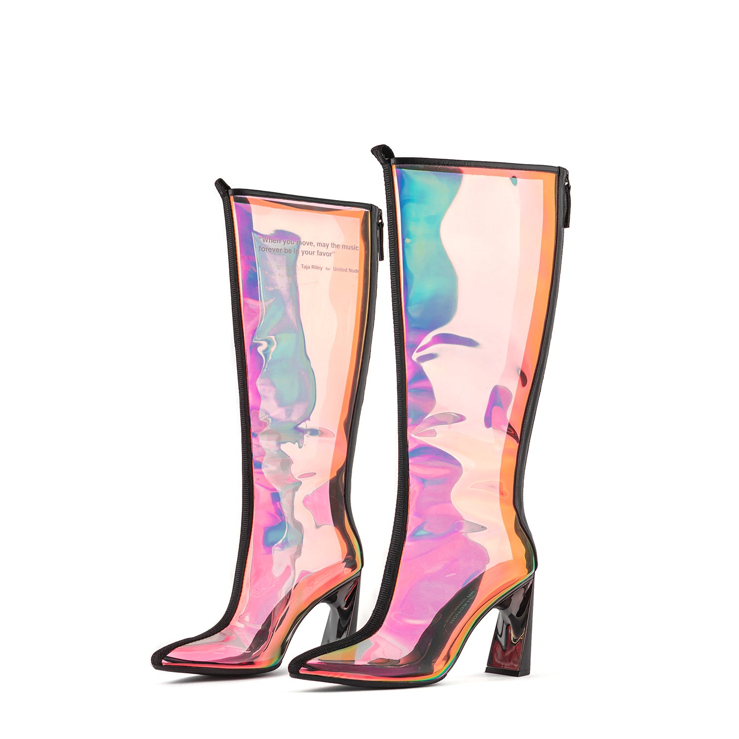 Thigh High Rainbow LV boots | notoriously-fitted