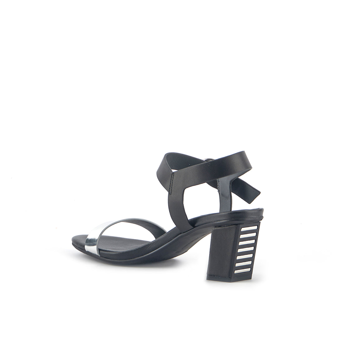 luxor light mid mirror silver angle in view