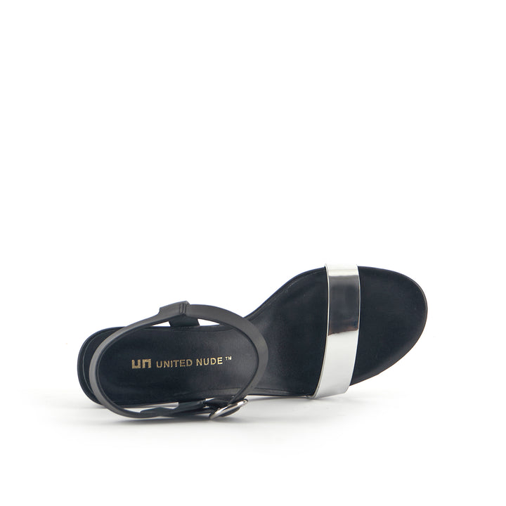 luxor light mid mirror silver top view