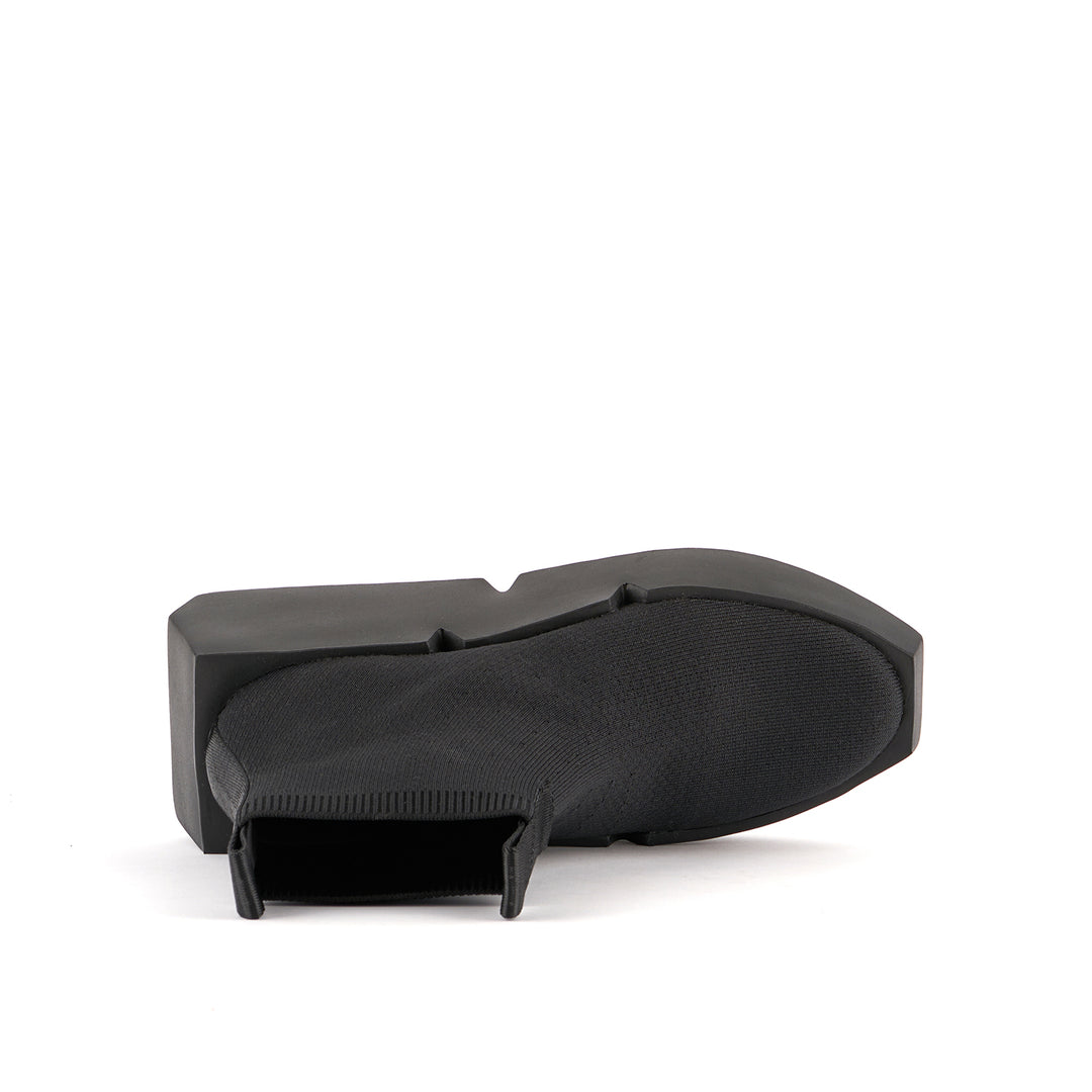 mega sock black top view