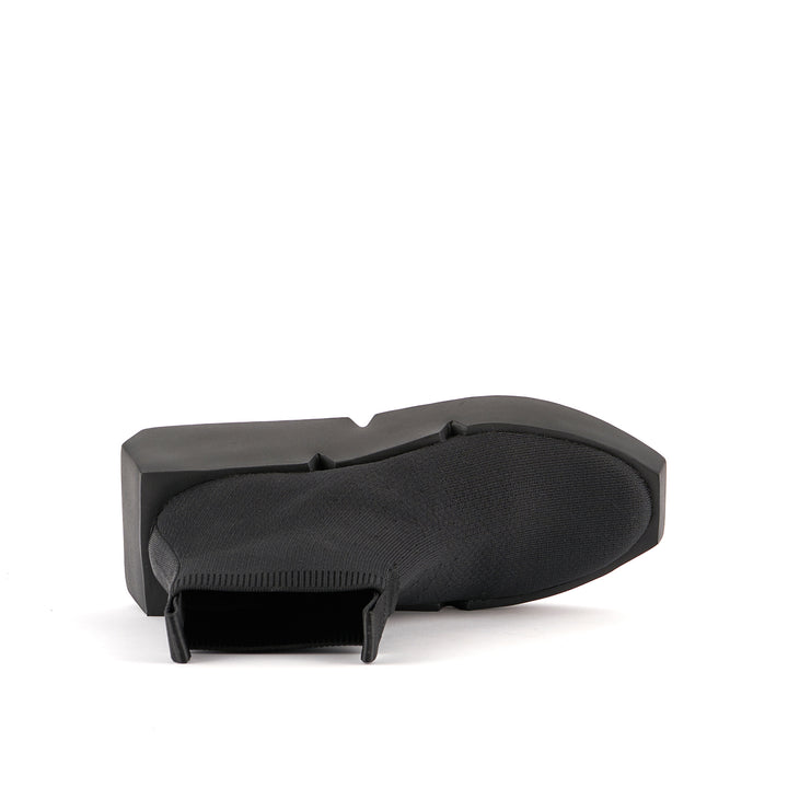 mega sock black top view