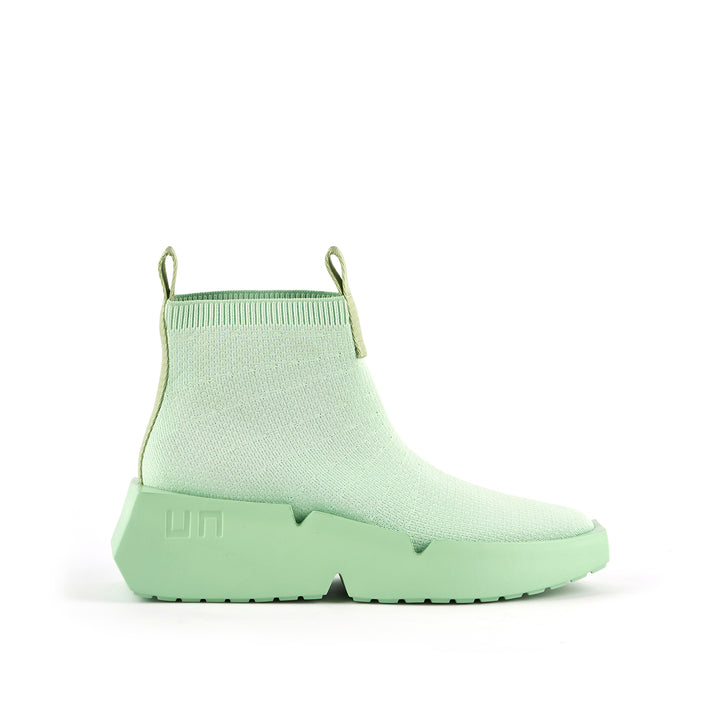 mega sock quiet green outside view