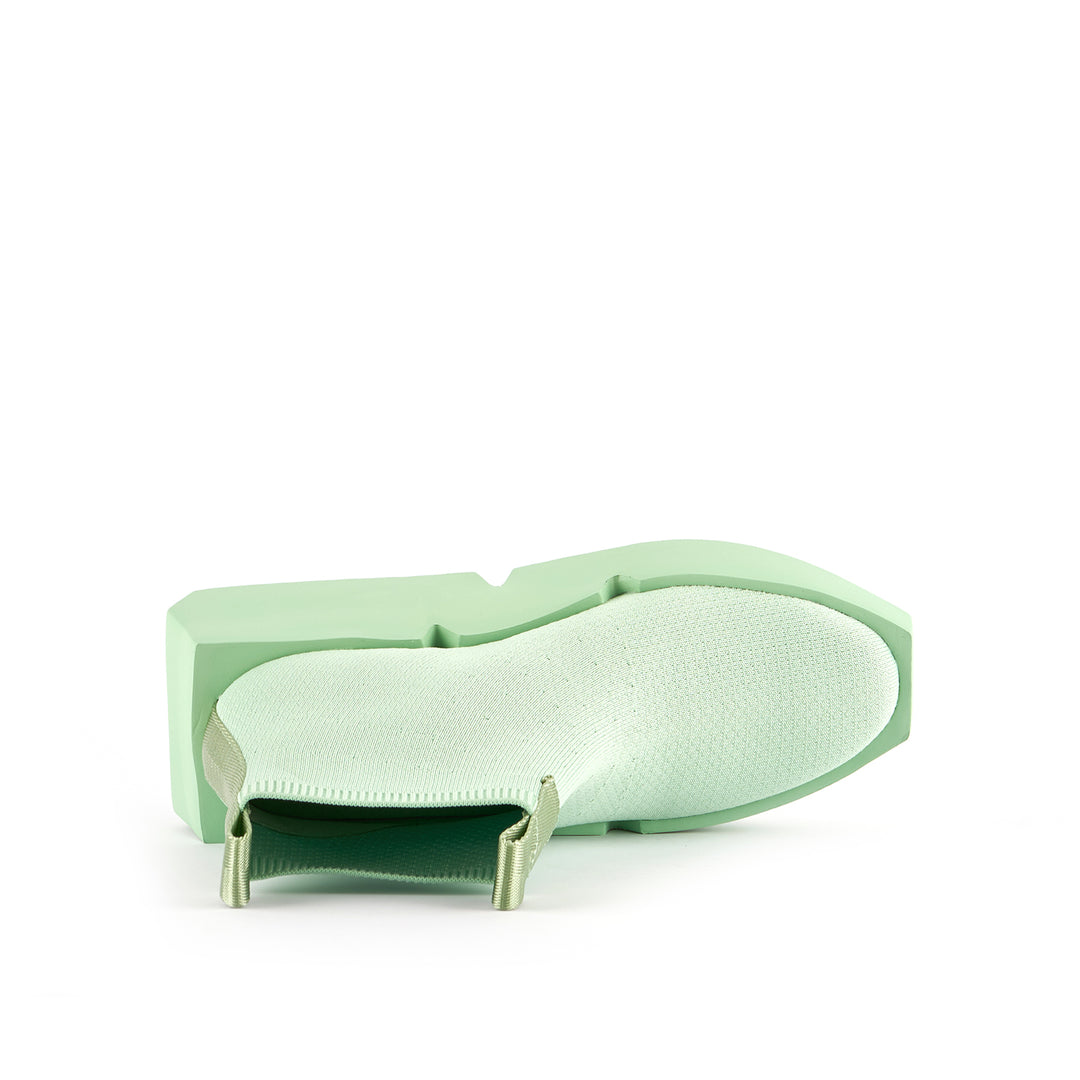 mega sock quiet green top view