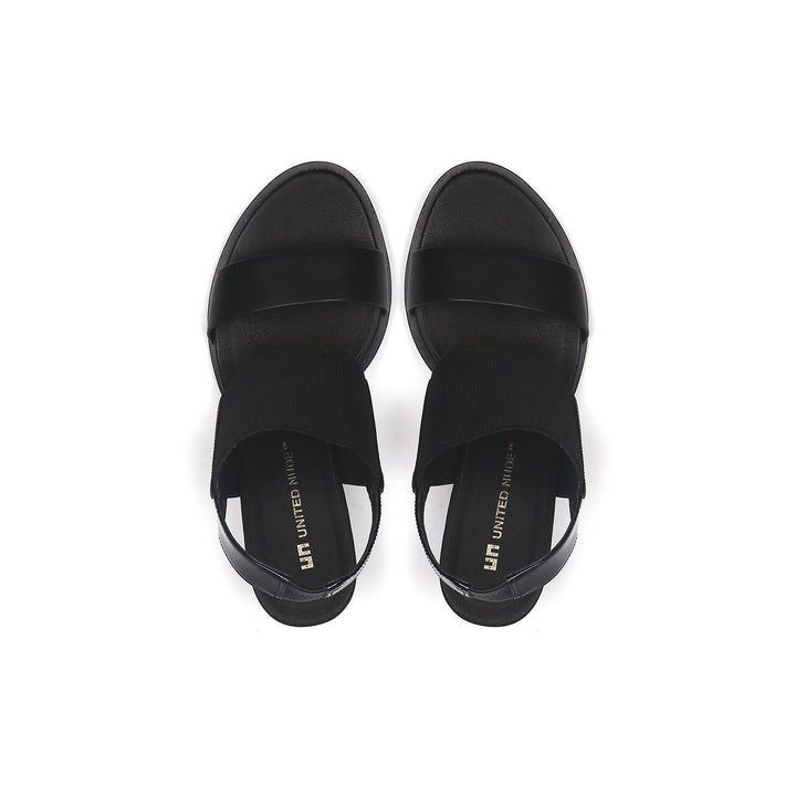 mid rise slingback black top view