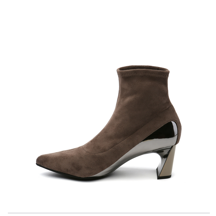 molten flow ankle boot mid sand in view