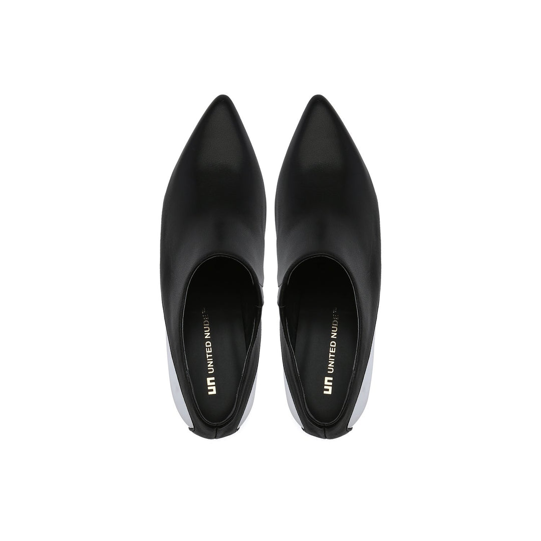 molten flow bootie mid black top view