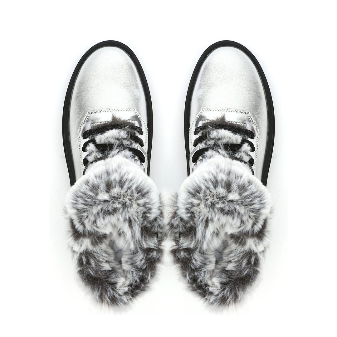 motto high womens silver top