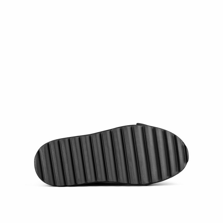 polar bootie black bottom view