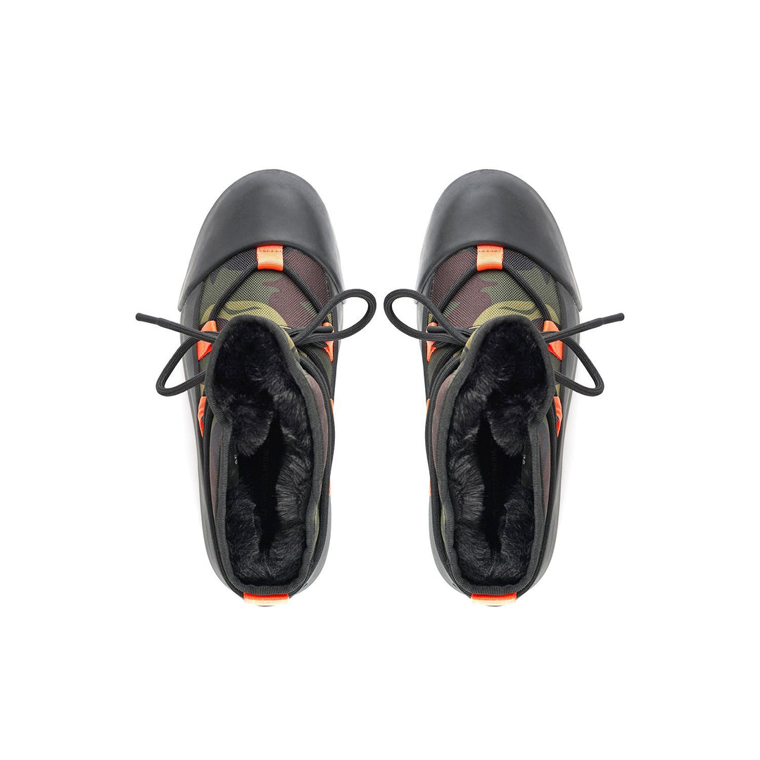 polar bootie camouflage top view