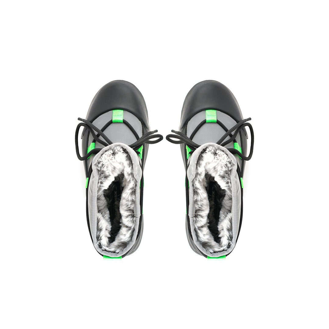 polar bootie silver top view