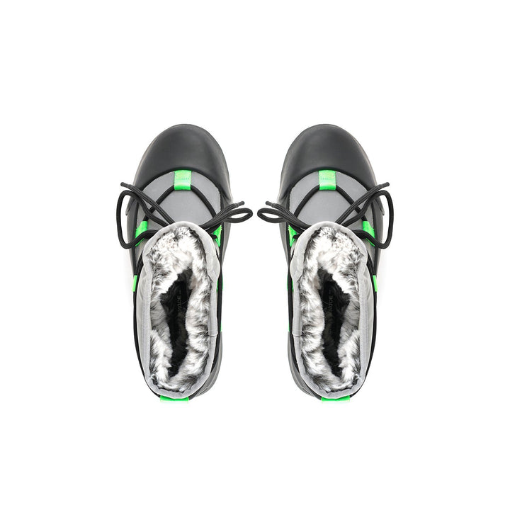 polar bootie silver top view