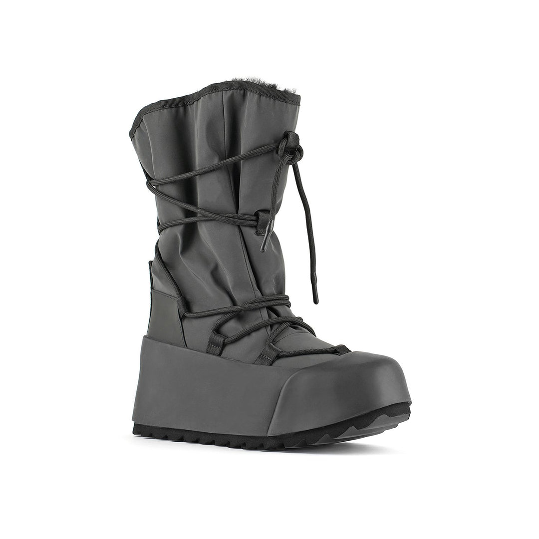 polar calf boot black angle out view