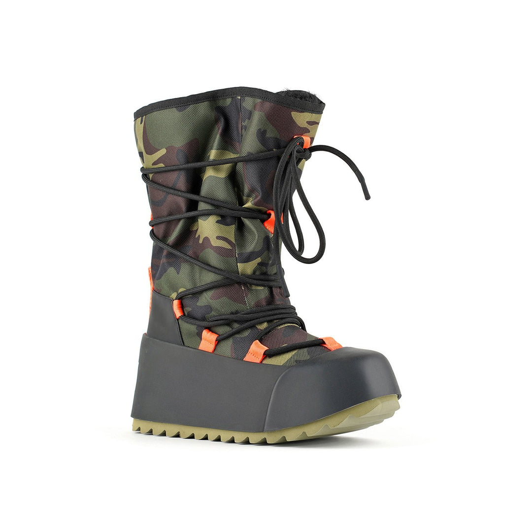 polar calf boot camouflage angle out view