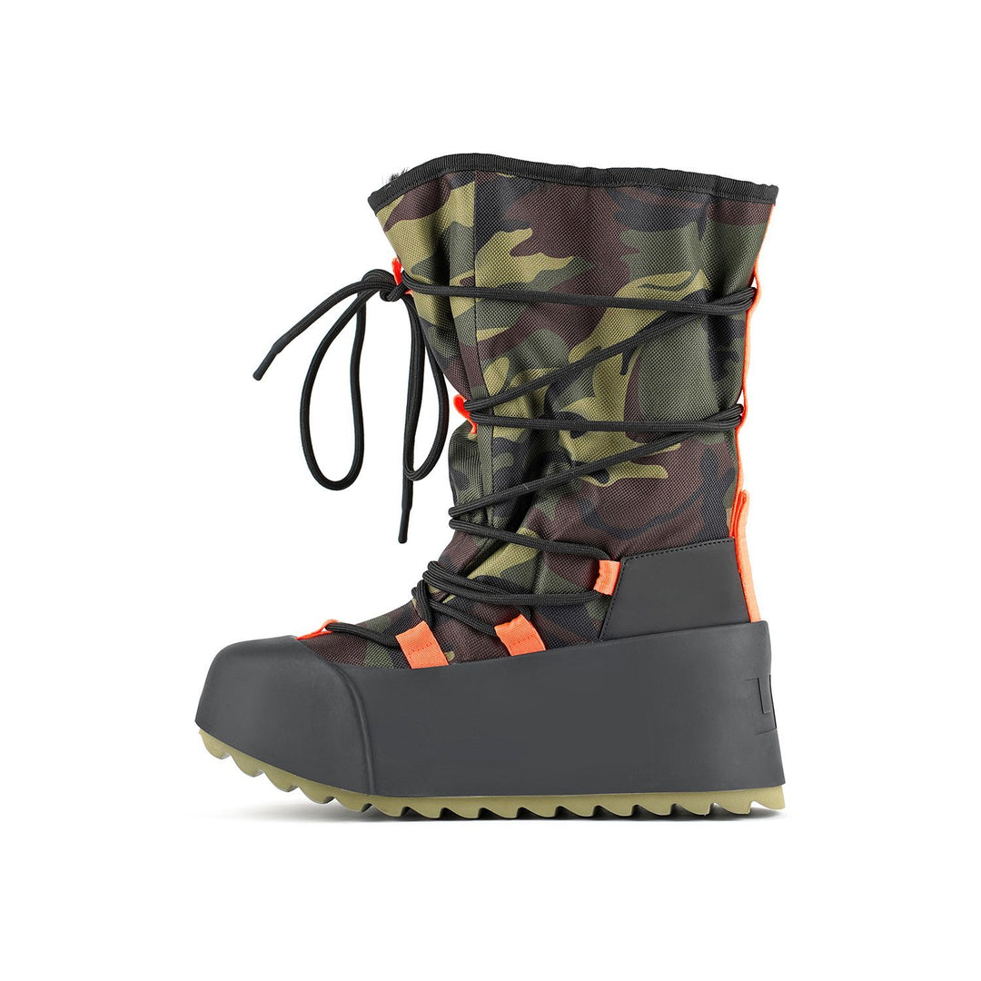 polar calf boot camouflage out view